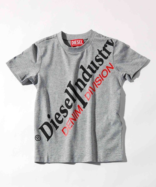 DIESEL ディーゼル Tシャツ・カットソー カーキ S 0124924O0127 DIESEL ディーゼル メンズクルーネックロングTシャツ A14876