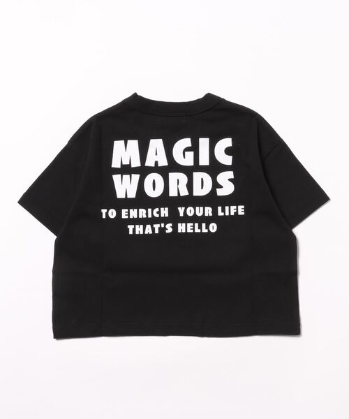 FOV(フォブ)の「フォブ HELLO Tシャツ(Tシャツ/カットソー・キッズ・ブルー/ブラック/ホワイト・S/L/XL/M)」の4枚目の写真