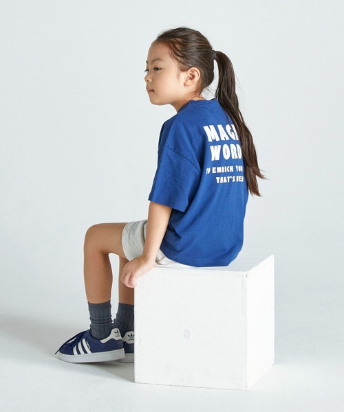 FOV(フォブ)の「フォブ HELLO Tシャツ(Tシャツ/カットソー・キッズ・ブルー/ブラック/ホワイト・S/L/XL/M)」の10枚目の写真