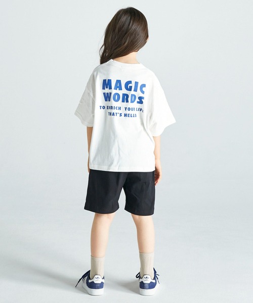 FOV(フォブ)の「フォブ HELLO Tシャツ(Tシャツ/カットソー・キッズ・ブルー/ブラック/ホワイト・S/L/XL/M)」の11枚目の写真