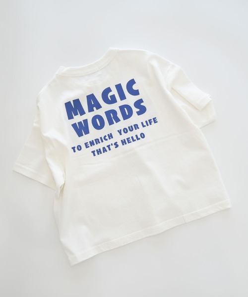 FOV(フォブ)の「フォブ HELLO Tシャツ(Tシャツ/カットソー・キッズ・ブルー/ブラック/ホワイト・S/L/XL/M)」の22枚目の写真