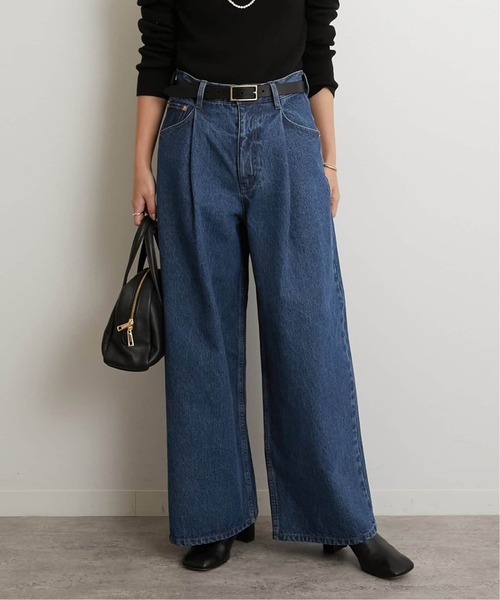 ☀️ワイドレッグデニムパンツ☀️ JOURNAL STANDARD 追加》タックデニムワイドレッグ（デニムパンツ）｜JOURNAL