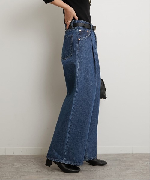 ☀️ワイドレッグデニムパンツ☀️ JOURNAL STANDARD 追加》タックデニムワイドレッグ（デニムパンツ）｜JOURNAL