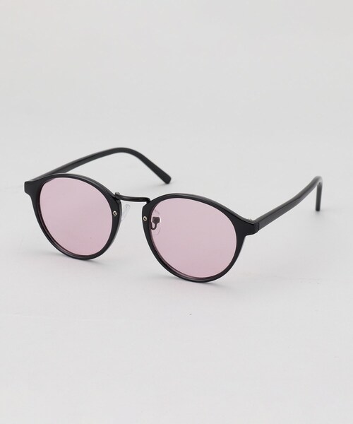 THE SHOP TK （ザ ショップ ティーケー ）の「◆メタルブリッジサングラス（サングラス・レディース・ホワイト/ベージュ/ピンク系/ライトブルー・00）」の4枚目の写真