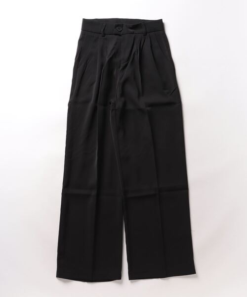 aimoha(アイモハ)の「ハイウエストタックワイドパンツ(その他パンツ・レディース・ダークグレー/ブラック・SMALL/MEDIUM/LARGE)」の16枚目の写真