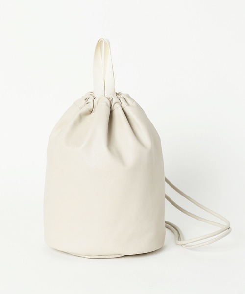 LEPSIM（レプシィム）の「フェイクレザーボンサックショルダー　105138（ショルダーバッグ・レディース・グレイッシュベージュ/ブラック・ONE SIZE）」の13枚目の写真