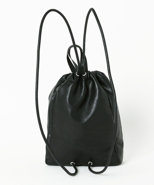 LEPSIM（レプシィム）の「フェイクレザーボンサックショルダー　105138（ショルダーバッグ・レディース・グレイッシュベージュ/ブラック・ONE SIZE）」の16枚目の写真