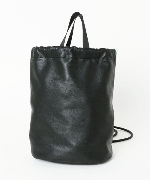 LEPSIM（レプシィム）の「フェイクレザーボンサックショルダー　105138（ショルダーバッグ・レディース・グレイッシュベージュ/ブラック・ONE SIZE）」の18枚目の写真