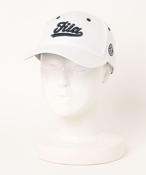 FILA GOLF フィラゴルフ ボアキャップ ホワイト系 [240101627726] ゴルフウェア FILA フィラゴルフ GOLF（フィラゴルフ ブランド キャップ 秋