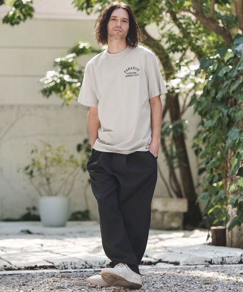 mt8946- スタンダードシルエットプリントTシャツ（Paradise）（Tシャツ/カットソー）｜CAMBIO（カンビオ）