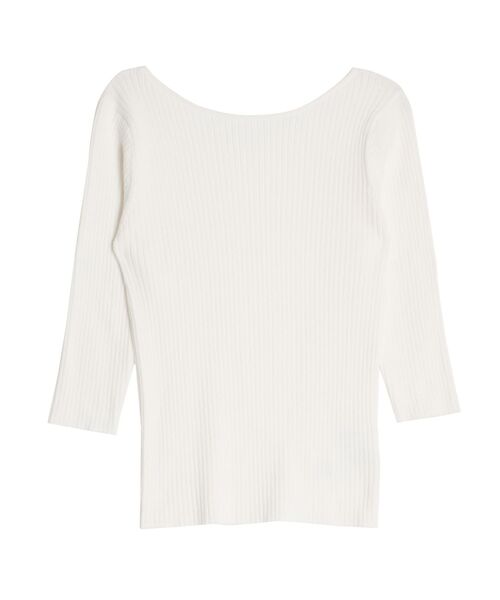 LAGUNAMOON(ラグナムーン)の「シルクブレンド2WAYニットプルオーバー(ニット/セーター・レディース・ベージュ/ライトブルー/ブラック/アイボリー・FREE)」の20枚目の写真