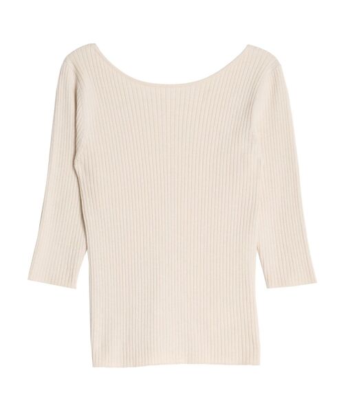 LAGUNAMOON(ラグナムーン)の「シルクブレンド2WAYニットプルオーバー(ニット/セーター・レディース・ベージュ/ライトブルー/ブラック/アイボリー・FREE)」の22枚目の写真