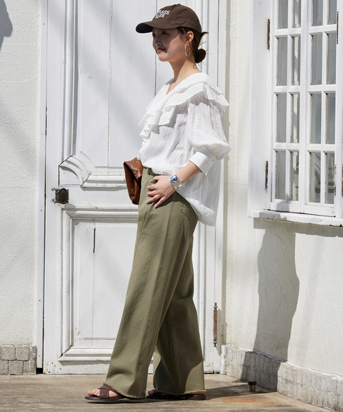 SLOBE IENA(スローブイエナ)の「SLOBE クロスバンドサンダル(サンダル・レディース・ブラック/ブラウン・23cm/23.5cm/24cm/24.5cm)」の22枚目の写真