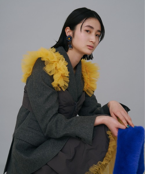 NON TOKYO（ノントーキョー）の「NON TOKYO/ノントーキョー/ビジューフラワーブレードBIGイヤリング（イヤリング・レディース・ネイビー/レッド・FREE）」の9枚目の写真