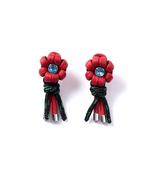 NON TOKYO（ノントーキョー）の「NON TOKYO/ノントーキョー/ビジューフラワーブレードBIGイヤリング（イヤリング・レディース・ネイビー/レッド・FREE）」の13枚目の写真