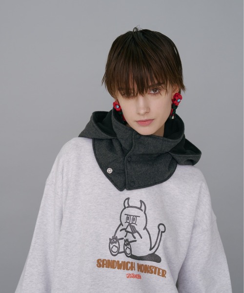 NON TOKYO（ノントーキョー）の「NON TOKYO/ノントーキョー/ビジューフラワーブレードBIGイヤリング（イヤリング・レディース・ネイビー/レッド・FREE）」の6枚目の写真