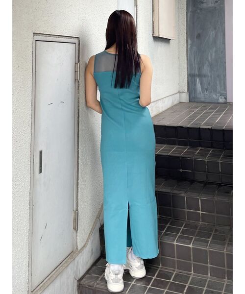 MURUA（ムルーア）の「シアーテレコワンピース（ワンピース・レディース・ホワイト/ブラック/ブルー・FREE）」の12枚目の写真