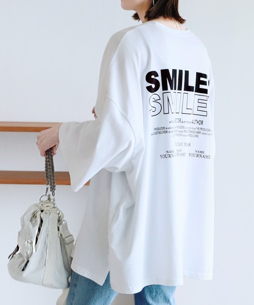 reca(レカ)の「ロゴプリントTシャツ(Tシャツ/カットソー・レディース・チャコールグレー/ブラック/ホワイト/レッド/グレー系その他・FREE)」の13枚目の写真