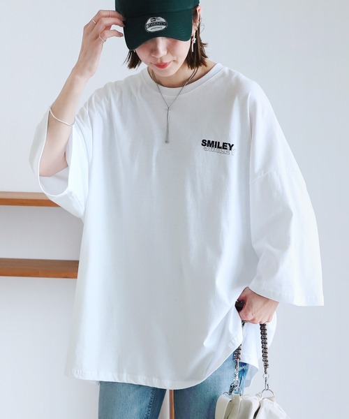 reca(レカ)の「ロゴプリントTシャツ(Tシャツ/カットソー・レディース・チャコールグレー/ブラック/ホワイト/レッド/グレー系その他・FREE)」の14枚目の写真