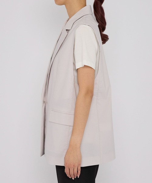 BARNYARDSTORM（バンヤードストーム）の「BARNYARDSTORM / リネンストレッチジレ（ベスト・レディース・グレー/ブラック・0/1）」の20枚目の写真