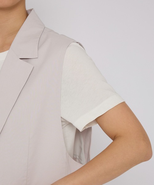 BARNYARDSTORM（バンヤードストーム）の「BARNYARDSTORM / リネンストレッチジレ（ベスト・レディース・グレー/ブラック・0/1）」の16枚目の写真