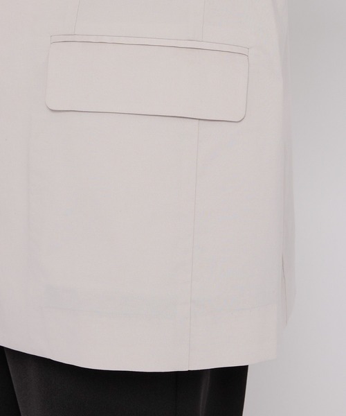 BARNYARDSTORM（バンヤードストーム）の「BARNYARDSTORM / リネンストレッチジレ（ベスト・レディース・グレー/ブラック・0/1）」の12枚目の写真