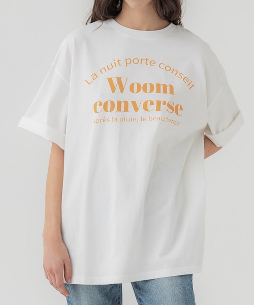 coca（coca）（コカ）の「【WEB限定セール】オーバーサイズアソートロゴTシャツ（Tシャツ/カットソー・レディース・B/C/D/A・M/L）」の4枚目の写真