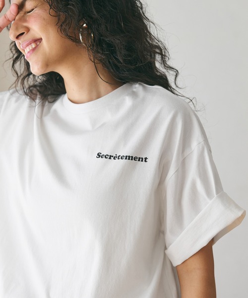 coca（coca）（コカ）の「【WEB限定セール】オーバーサイズアソートロゴTシャツ（Tシャツ/カットソー・レディース・B/C/D/A・M/L）」の19枚目の写真