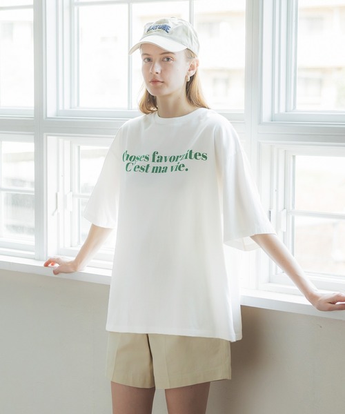 coca（coca）（コカ）の「【WEB限定セール】オーバーサイズアソートロゴTシャツ（Tシャツ/カットソー・レディース・B/C/D/A・M/L）」の5枚目の写真