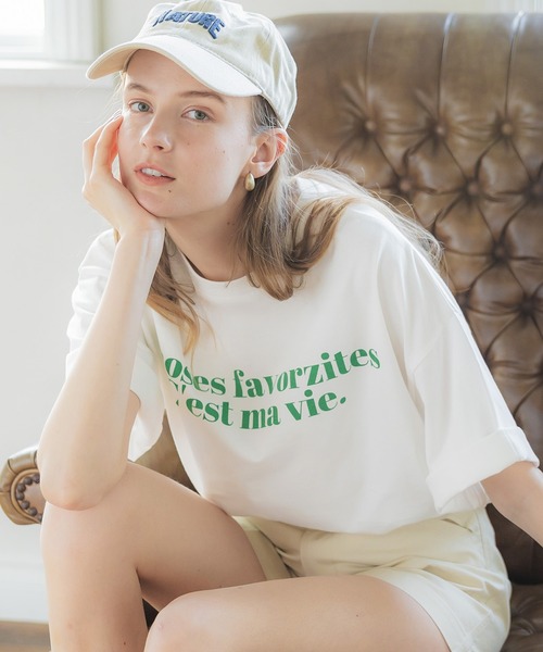 coca（coca）（コカ）の「【WEB限定セール】オーバーサイズアソートロゴTシャツ（Tシャツ/カットソー・レディース・B/C/D/A・M/L）」の8枚目の写真