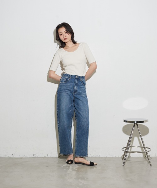 Shelly island（シェリーアイランド）の「カップ付きバックオープンTシャツ（Tシャツ/カットソー・レディース・ブラック/ホワイト/ピンク・FREE）」の16枚目の写真