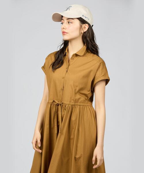 【着用1回美品】トゥービー バイ アニエスベー定番の長袖シャツドレス【Ｍ】 To b. by agnes b.（トゥービーバイアニエスベー）の「WJ04 ROBE