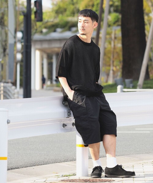 B:MING by BEAMS（ビーミングバイビームス）の「B:MING by BEAMS / ナイロン 6ポケット ショーツ（カーゴパンツ・メンズ・オリーブ/ブラック・X-LARGE/MEDIUM/SMALL/LARGE）」の10枚目の写真