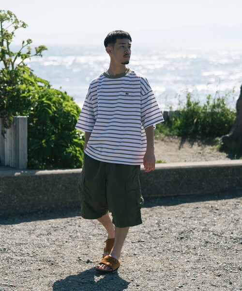 B:MING by BEAMS（ビーミングバイビームス）の「B:MING by BEAMS / ナイロン 6ポケット ショーツ（カーゴパンツ・メンズ・オリーブ/ブラック・X-LARGE/MEDIUM/SMALL/LARGE）」の17枚目の写真