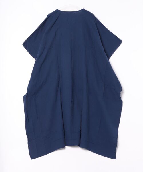 チャイハネ（チャイハネ）の「【チャイハネ】ダブルガーゼコットンハイローヘムワンピース（ワンピース・レディース・ホワイト/ネイビー/マスタード/ピンク/ブラック・FREE）」の8枚目の写真