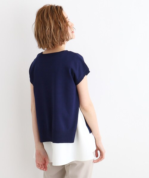 grove（グローブ）の「◆ニット×シャツレイヤードSET（その他トップス・レディース・ホワイト系5/ネイビー/ダークオリーブ・02/03/01）」の12枚目の写真