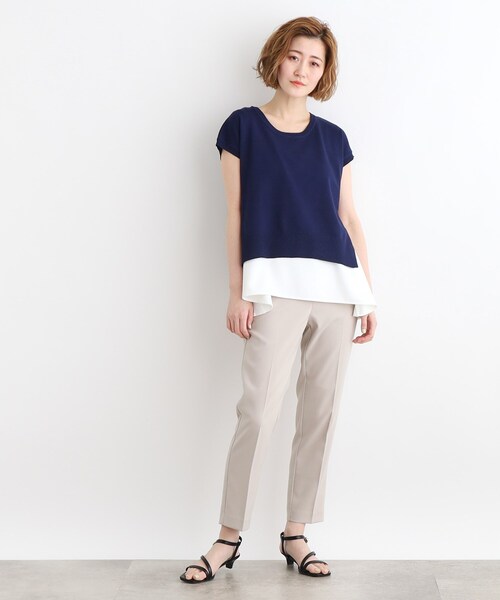 grove（グローブ）の「◆ニット×シャツレイヤードSET（その他トップス・レディース・ホワイト系5/ネイビー/ダークオリーブ・02/03/01）」の13枚目の写真