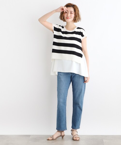 grove（グローブ）の「◆ニット×シャツレイヤードSET（その他トップス・レディース・ホワイト系5/ネイビー/ダークオリーブ・02/03/01）」の20枚目の写真