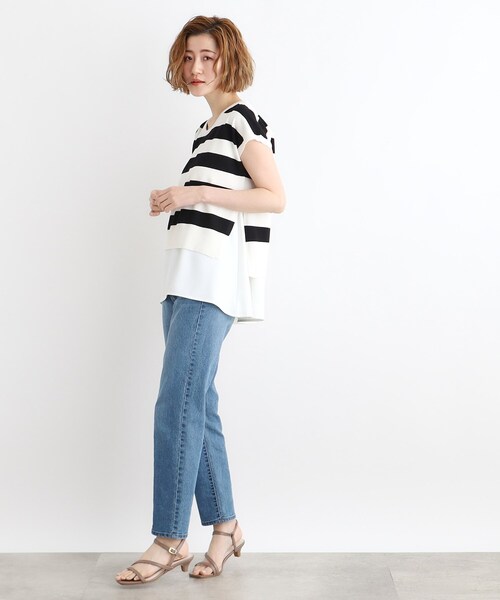 grove（グローブ）の「◆ニット×シャツレイヤードSET（その他トップス・レディース・ホワイト系5/ネイビー/ダークオリーブ・02/03/01）」の21枚目の写真