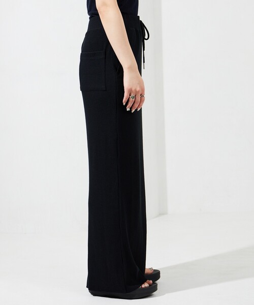 FREAK'S STORE（フリークスストア）の「限定展開　セルフカット リブ タイトスカート（スカート・レディース・杢グレー/ナチュラル/ベージュ/ブラック/オレンジ/ネイビー/チャコールグレー・ﾌﾘ-）」の13枚目の写真