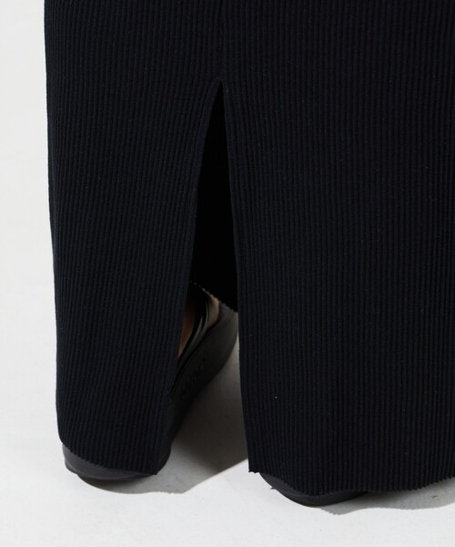 FREAK'S STORE（フリークスストア）の「限定展開　セルフカット リブ タイトスカート（スカート・レディース・杢グレー/ナチュラル/ベージュ/ブラック/オレンジ/ネイビー/チャコールグレー・ﾌﾘ-）」の18枚目の写真