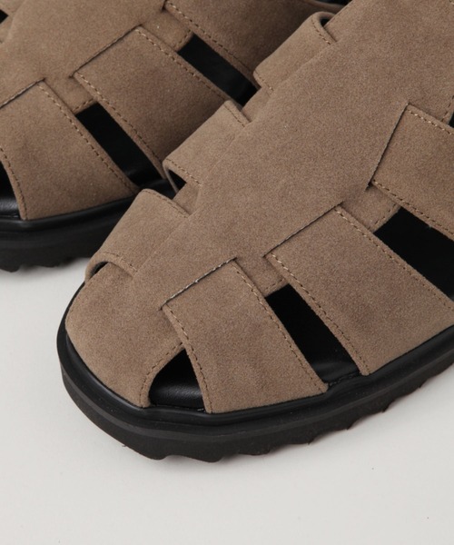 RAGEBLUE（レイジブルー）の「シンセティックレザー/グルカサンダル（サンダル・メンズ・ベージュ/ブラック・LARGE/MEDIUM）」の16枚目の写真