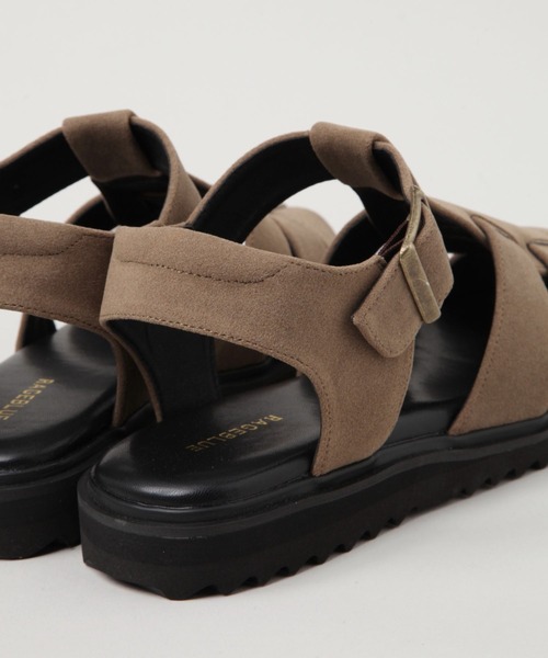 RAGEBLUE（レイジブルー）の「シンセティックレザー/グルカサンダル（サンダル・メンズ・ベージュ/ブラック・LARGE/MEDIUM）」の11枚目の写真