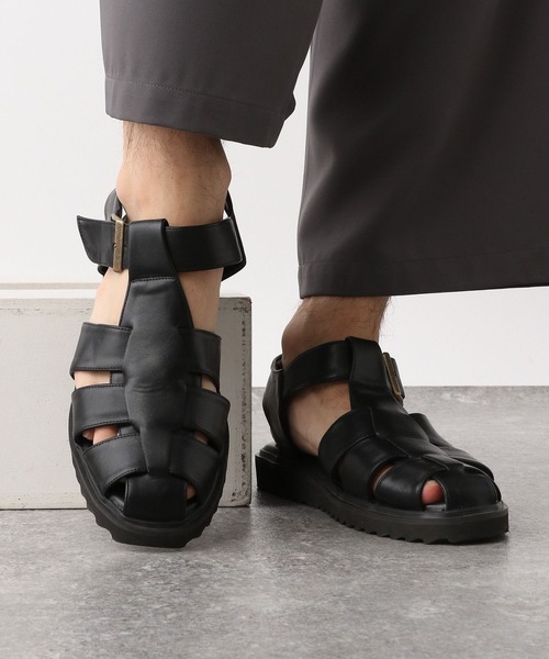 RAGEBLUE（レイジブルー）の「シンセティックレザー/グルカサンダル（サンダル・メンズ・ベージュ/ブラック・LARGE/MEDIUM）」の20枚目の写真