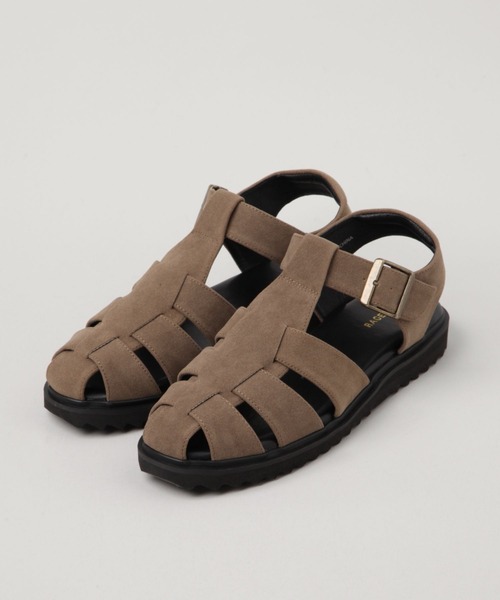 RAGEBLUE（レイジブルー）の「シンセティックレザー/グルカサンダル（サンダル・メンズ・ベージュ/ブラック・LARGE/MEDIUM）」の21枚目の写真