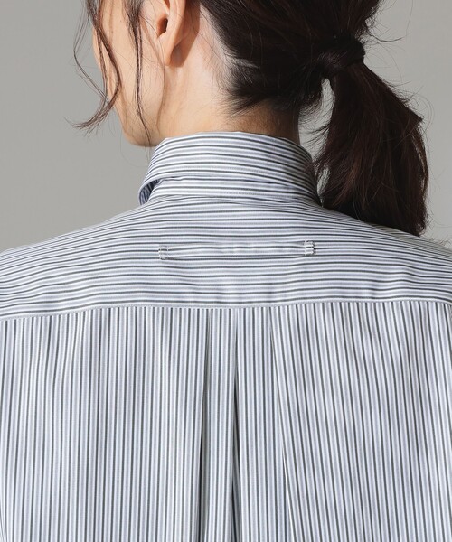 TICCA ストライプシャツロングワンピース 美品△TICCA ティッカ//ストライプシャツワンピース△ロング