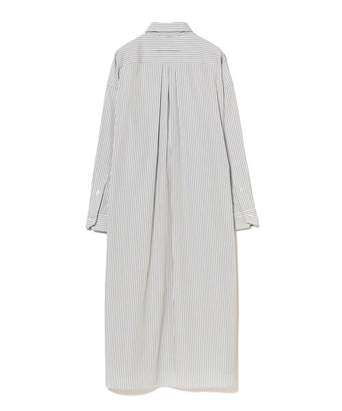 美品▲TICCA//スクエアビッグロングシャツワンピース▲イエローストライプ 美品△TICCA//スクエアビッグロングシャツワンピース△イエロー