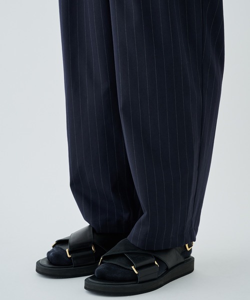 marka(マーカ)の「COCOON WIDE EASY PANTS(スラックス・メンズ・ブラック/ネイビー・1/2)」の15枚目の写真