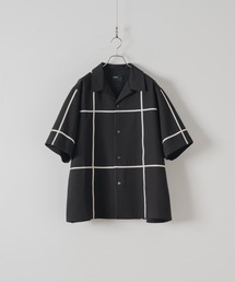 DOOPZ | Big Check Open Collar Shirt - ビッグチェックオープンカラーシャツ(シャツ/ブラウス)