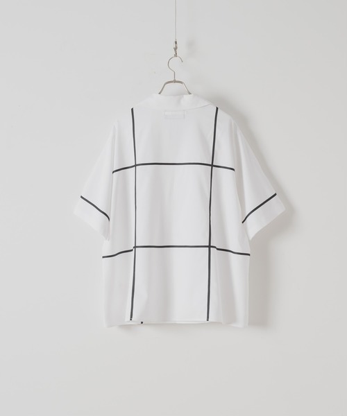 DOOPZ（ドープス）の「Big Check Open Collar Shirt - ビッグチェックオープンカラーシャツ（シャツ/ブラウス・メンズ・ホワイト/ブラック・LARGE/MEDIUM/SMALL）」の10枚目の写真